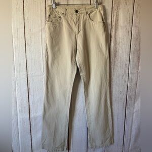 Vintage Wilke-Rodriguez Beige Corduroy Straight Leg Pants Size 30